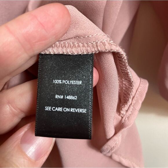 TORRID Georgette Pullover Blouse in Pink Dust size 3 (Women’s 22-24) - Picture 6 of 9